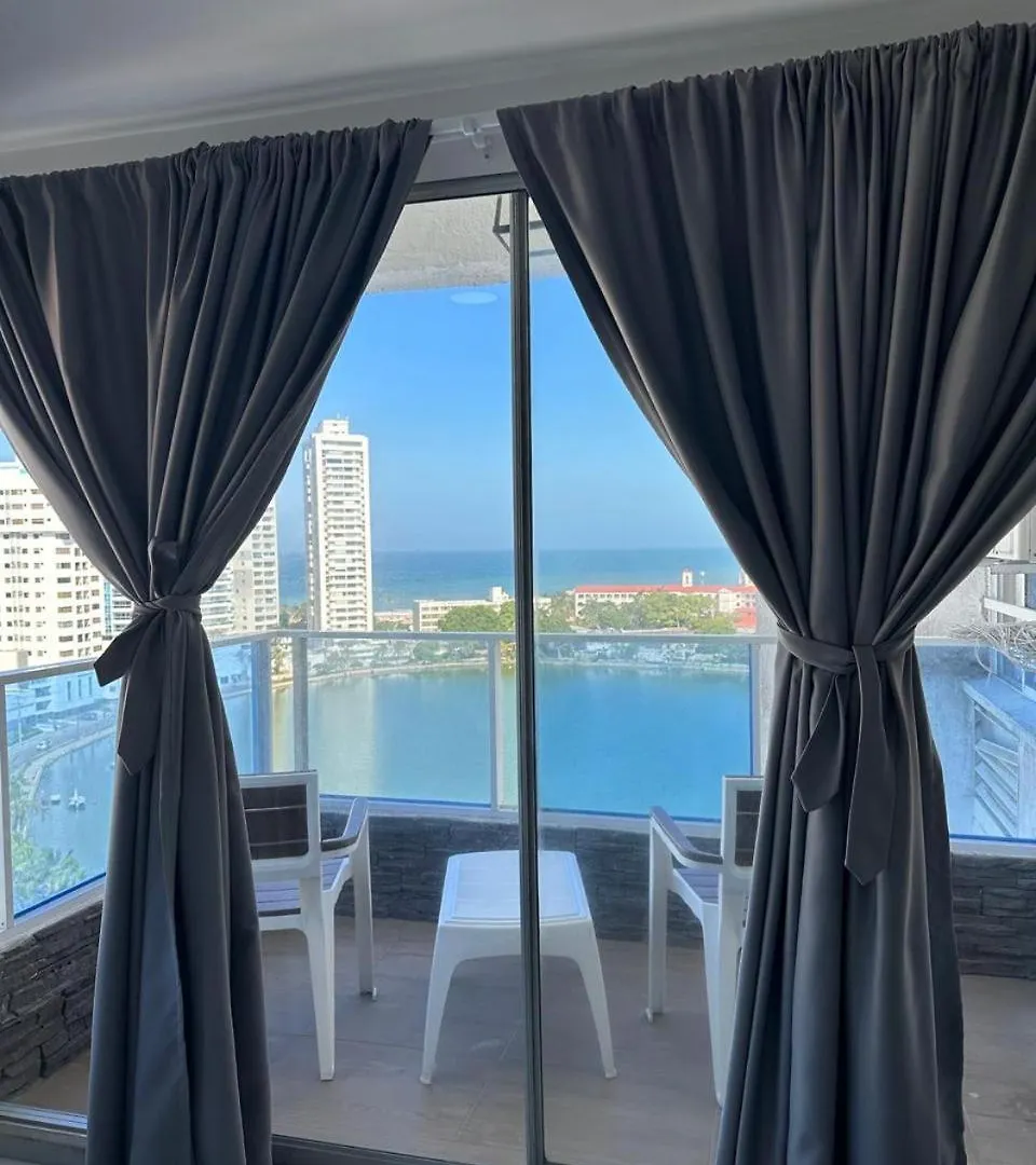 Hermoso Apartamento Vista Al Mar El Laguito Cartagena Apartment