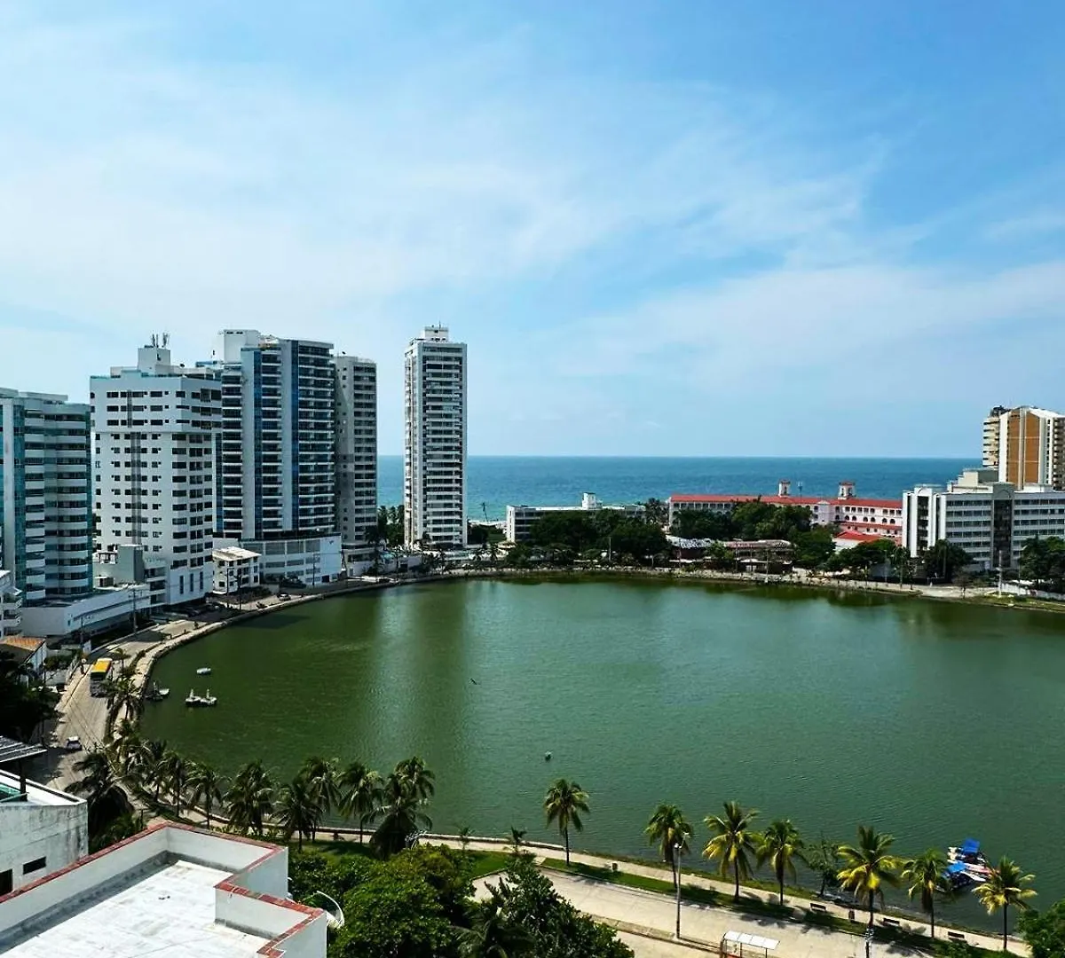 Hermoso Apartamento Vista Al Mar El Laguito Cartagena 0*,